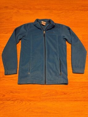 Youth Columbia Blue Full-Zip Fleece Jacket